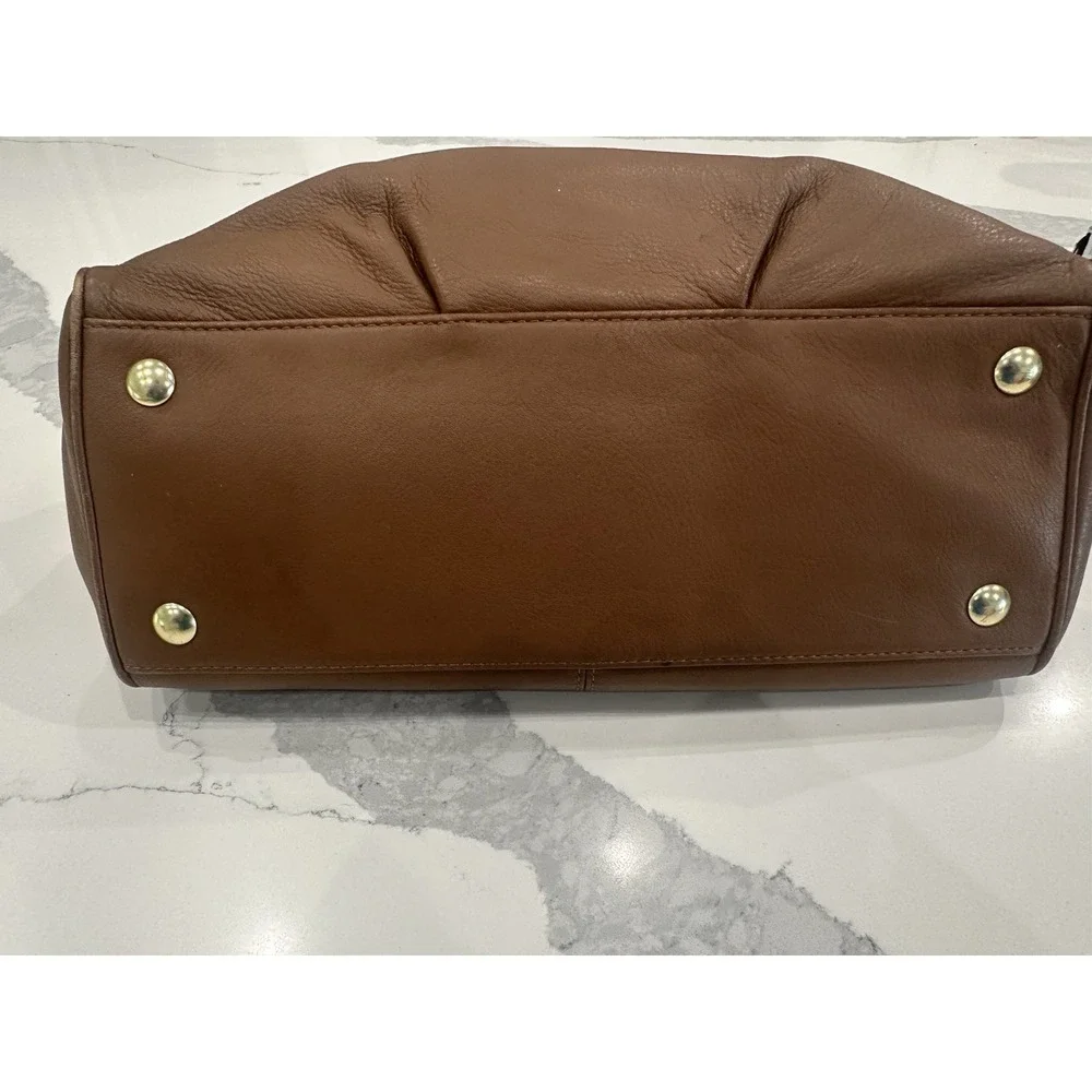 Coach Madison Brown Leather Carryall Tote Satchel Shoulder Bag Style 15226 Hangt